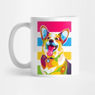 Labrador Dog Portrait Pop Art Colorful Mug